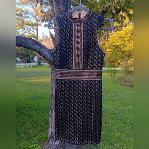 Nikibiki black/nude  party lined black dress size Small